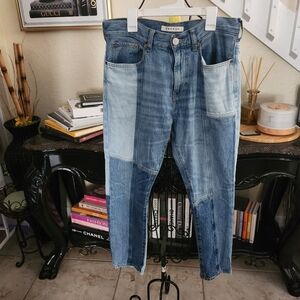 PacSun Patchwork Slim Taper Jeans size 30x30